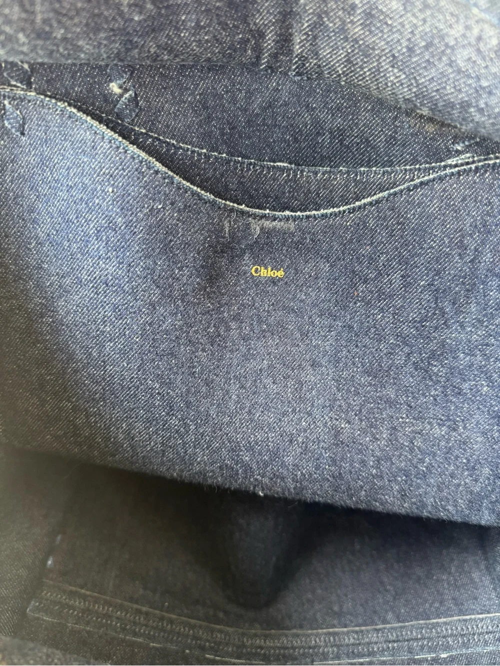 100% Authentic Chloe Denim Tote - Excellent Condition